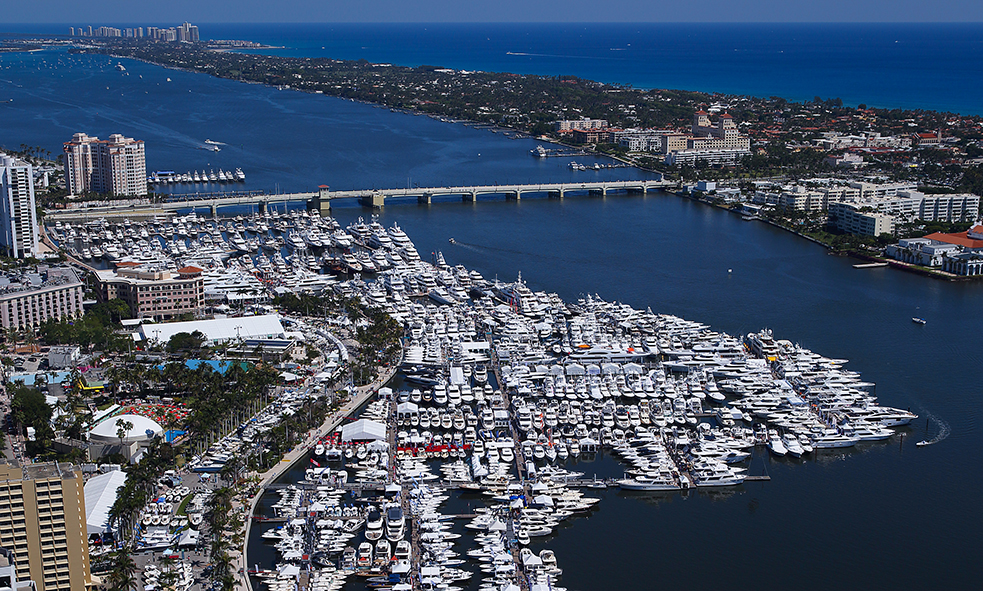 stand in 2019 Palm Beach International Boat Show
